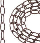 Ahandmaker 3.28 Feet Iron Pendant Light Fixture Chain, Dark Brown Red Copper. Fixed Price $14.76.