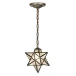 Meyda Lighting 9'W Moravian Star Seedy Mini Pendant, Zasdy - 21837. Fixed Price $277.50.