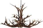 Unique Customizable Elk Antler Chandelier, American Made. Fixed Price $17429.00.