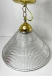 Vintage Underwriters Laboratories Inc 15 Glass Chandelier Light Fixture Euc. Fixed Price $39.99.