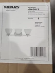 Nuvo Lighting - 60/5013 Bentley Three Vanity Brushed Nickel. Fixed Price $45.00.