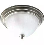 Progress Lighting P3817-09 Eb Melon Flush Mount Light, Brushed Nickel 11-1/4 X6. Fixed Price $10.58.