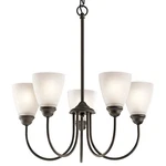 Kichler 43638LED Jolie 5 Light 22"W Chandelier - Bronze. Fixed Price $66.45.