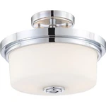 Nuvo Soho 2 Light Semi Flush Fixture W/ Satin White Glass 60-4593. Fixed Price $141.99.