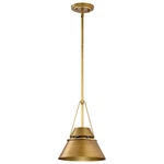 Nuvo Lighting Adina 1 Small Pendant, Natural Brass 60-7777. Fixed Price $196.99.