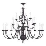 Livex Lighting Williamsburgh Chandelier Bronze. Fixed Price $1013.99.