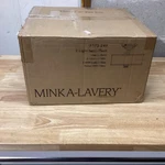 Minka Lavery 4172-249 Harbour Point Light 14" Semi-flush Ceiling Fixture-gold. Fixed Price $159.99.