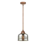 Innovations Bell Light 8" Mini Pendant, Antique Copper/mercury 288-1S-AC-G78. Fixed Price $230.56.