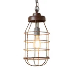 Irvins Country Tinware Industrial Cage Light Pendant. Fixed Price $69.95.