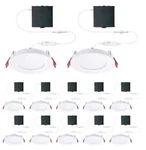 Commercial Electric Value Led 4IN Adj Color Temp Canless Recessed Light Wht 11PK. Fixed Price $50.99.