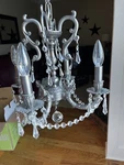 Crystorama Gramercy Light Mini Chandelier 5524 Cut Clear Crystal W Shades. Fixed Price $106.62.