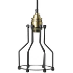 Sunlite Oil Rubbed Bronze Open Cage Antique Style Pendant Fixture. Fixed Price $44.88.