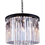 Elegant Lighting 1208D20MB/RC Sydney Pendant Matte Black. Fixed Price $1328.00.