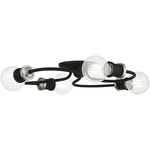 Livex Lighting 46384-04 Bromley Flush Mount Black With Brushed Nickel Accents. Fixed Price $169.96.