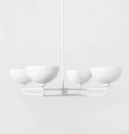 Threshold, Studio Mcgee White Dome Chandelier 074-06-0069. Fixed Price $95.99.