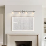 Brushed Nickel Track Light Modern Kitchen Fixtures Ceiling Adjustable. Fixed Price $54.99.