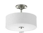 Progress Lighting-inspire Collection 17-WATT Brushed Nickel Integrated Led. Fixed Price $59.99.