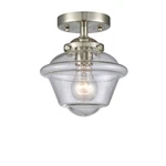 Innovations Small Oxford Light Semi-flush, Bs Nickel/seed 284-1C-SN-G534. Fixed Price $147.84.