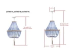 Safavieh Cream Beaded Pendant, Reduced Price 2172718805 LIT4477B. Fixed Price $133.00.