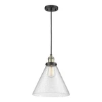 Innovations Light Xl Cone 12" Mini Pendant, Brass/seedy 201C-BAB-G44-L. Fixed Price $232.32.