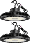 150W Ufo Led High Bay Light Pack, 21000LM Dimmable For Warehouse & Garage. Fixed Price $81.99.