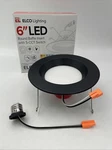 Elco EL610CT5BB Led Round Baffle Recessed Black Trim New Dimmable Light. Fixed Price $22.95.