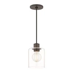 Neko 1-LIGHT Old Bronze Pendant With Clear Glass By Mitzi Hudson Valley. Fixed Price $123.75.