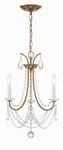 Crystorama Lighting Group KAR-90903-CL-MWP Karrington Brass. Fixed Price $398.00.