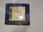 Patriot Lighting Mini Pendant Lights Lot Satin Nickel Finish Clear Glass Boxed. Fixed Price $45.00.