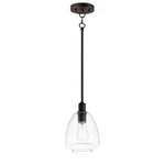Black One Light Pendant From The Babylon Collection. Fixed Price $80.00.