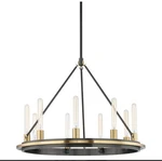 Hudson Valley Lighting Pendant Aged Old Bronze Chambers Chandelier 2732-AGB -nib. Fixed Price $495.00.