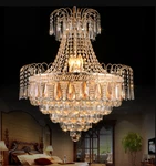 Luxury Crystal Chandelier Crown Design Empire Ceiling Light Lamp Fixture. Fixed Price $207.19.