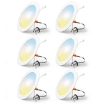 Freelicht 6 Pack Retrofit Led Recessed Lighting Inch, Selectable 2700K/3000.... Fixed Price $69.61.