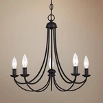 Quoizel Mirren 21" Wide 5 Light Imperial Bronze Chandelier. Fixed Price $279.99.