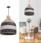 Arturesthome Rattan Pendant Light For Kitchen Island, Wicker Chandelier,. Fixed Price $29.99.