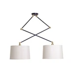 House Of Troy Uptown Light Pendant, Navy Blue/satin Brass UP502-NB-SB. Fixed Price $564.00.