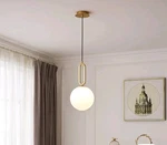 Vidalite Modern Style 25W Led Frosted Glass Globe Pendant Light Fixture New Open. Fixed Price $85.00.