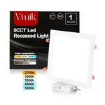 11 Inch 24W Dimmable Square Led Can Light Retrofit With Junction Box, 1920LM/.... Fixed Price $41.76.