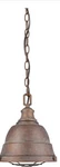 Golden Lighting Bartlett Mini Pendant, Copper Patina 7312-SCP New. Fixed Price $50.00.