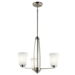 Kichler 44050 Nickel Tao 3-LIGHT 21-3/4"W Chandelier. Fixed Price $214.97.