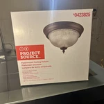 Project Source Oil-rubbed Flush Mount Ceiling Fixture New. Fixed Price $20.00.