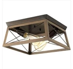 Progress Lighting P350039-020 Briarwood 12 2-LIGHT Antique Bronze Flush Mount. Fixed Price $44.99.