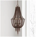 Uttermost Lezzeno 15"W Oil-rubbed Bronze 3-LIGHT Chandelier. Fixed Price $741.60.