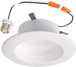 Halo In. White Led Recessed Ceiling Light Retrofit Baffle Trim RL460WH930. Fixed Price $14.85.
