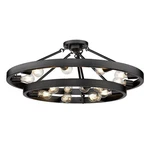 Castile 15 Light Semi-flush Ceiling 170-BEL-4362081 Bailey. Fixed Price $461.95.