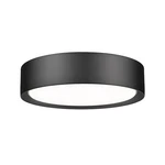 Z-lite Kawan Light 12" Flush Mount, Matte Black/frosted 1014F12-MB-LED. Fixed Price $160.00.