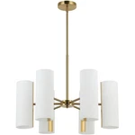 Dainolite Lighting CEA-246C-AGB Cleta Chandelier Aged Brass. Fixed Price $540.00.