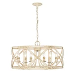 Golden Lighting Alcott Chandelier, Antique Ivory 0890-6AI. Fixed Price $479.99.
