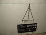 Designers Fountain Light Pendant 4314-DB Interior Alabaster Textured Glass. Fixed Price $99.96.