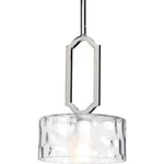 Progress Lighting Caress Collection 1-LIGHT Polished Nickel Mini Pendant. Fixed Price $37.99.